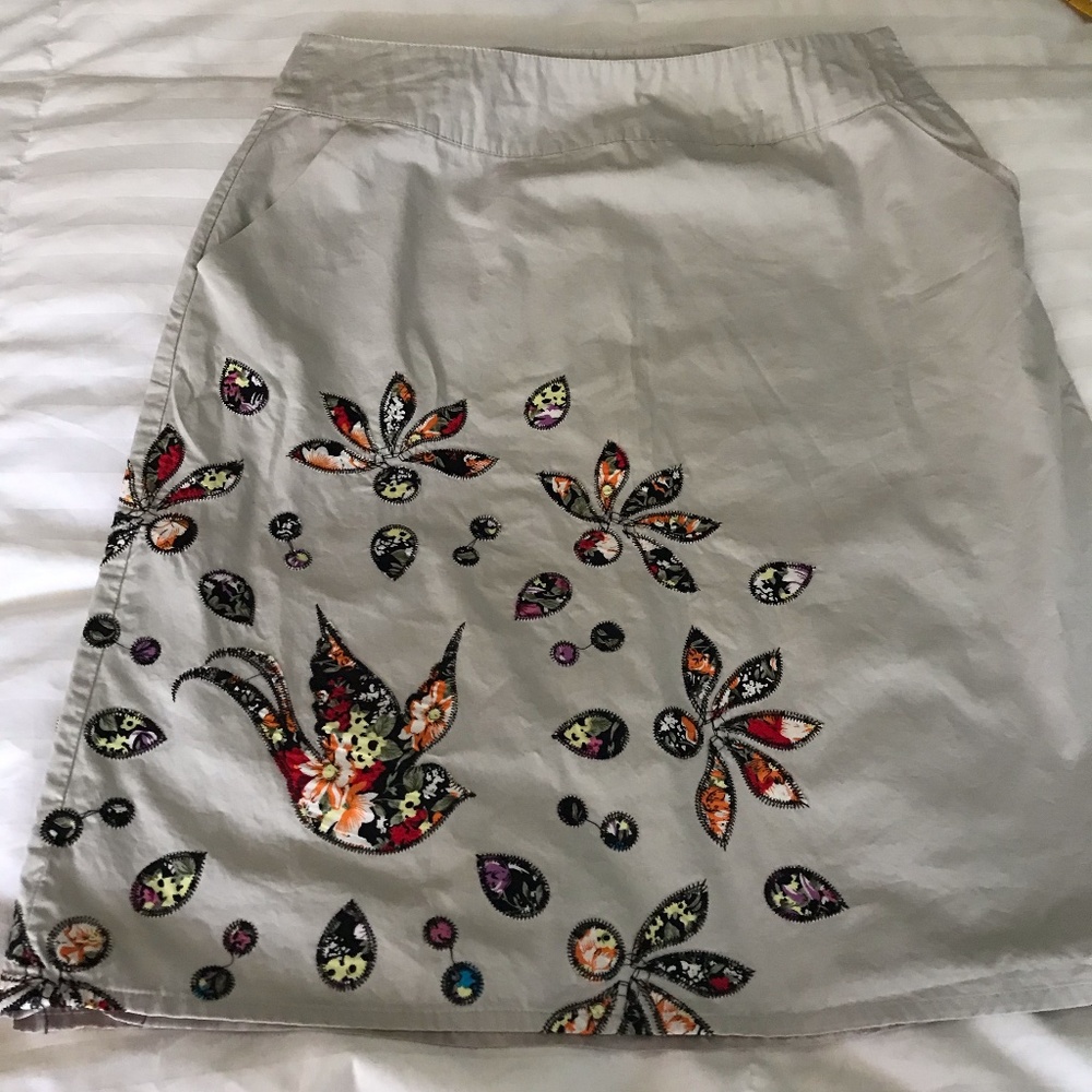 Down East Appliqué Skirt